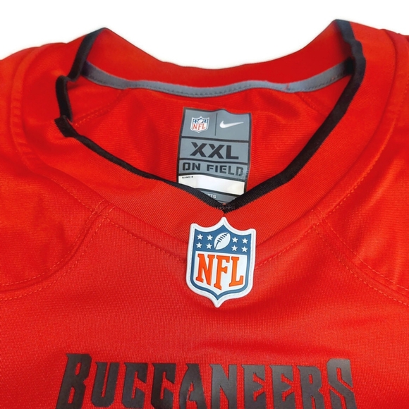 Nike Tampa Bay Buccaneers Jersey Mens Size XXL Jameis Winston #3 On Field Red - Picture 3 of 9